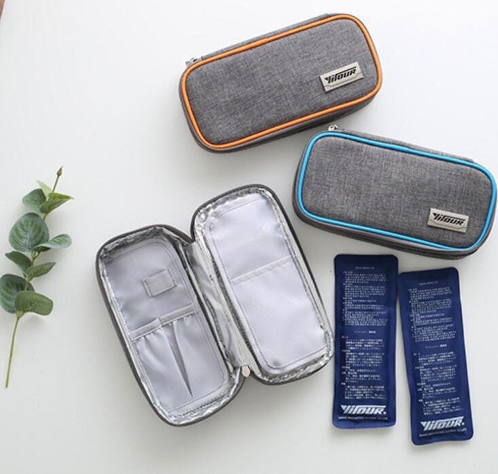 New portable insulin ice pack medicine refrigerator box thick ice pack