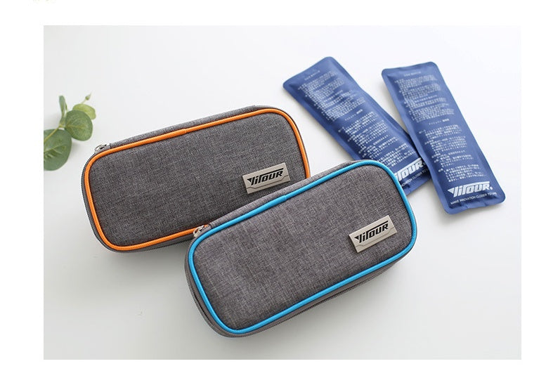 New portable insulin ice pack medicine refrigerator box thick ice pack