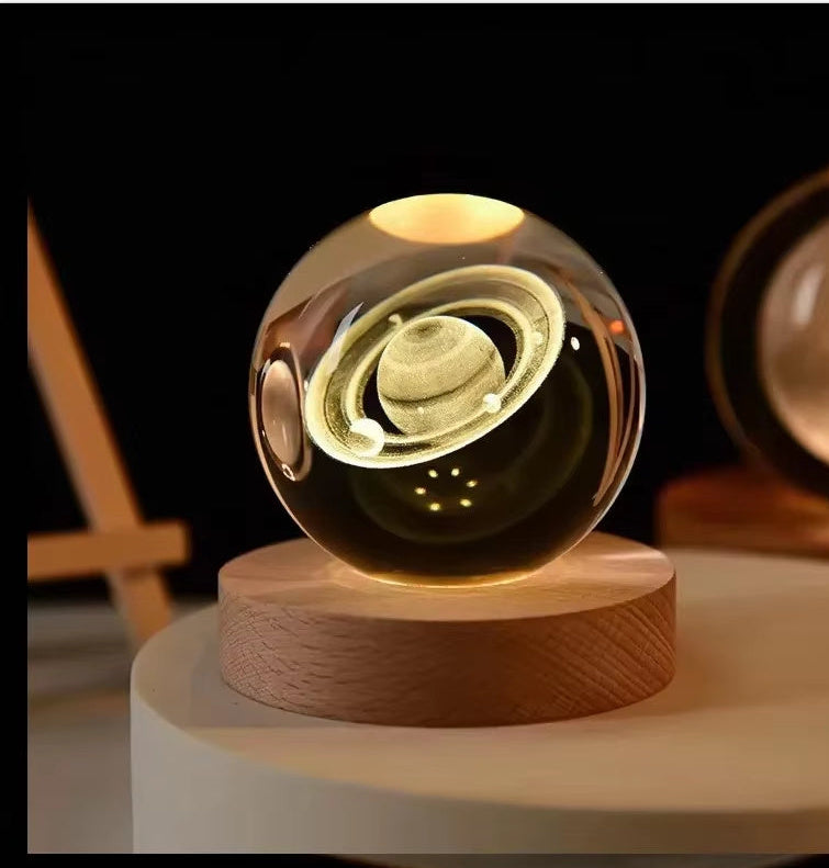 Luminous Crystal Ball Projection Ambience Light