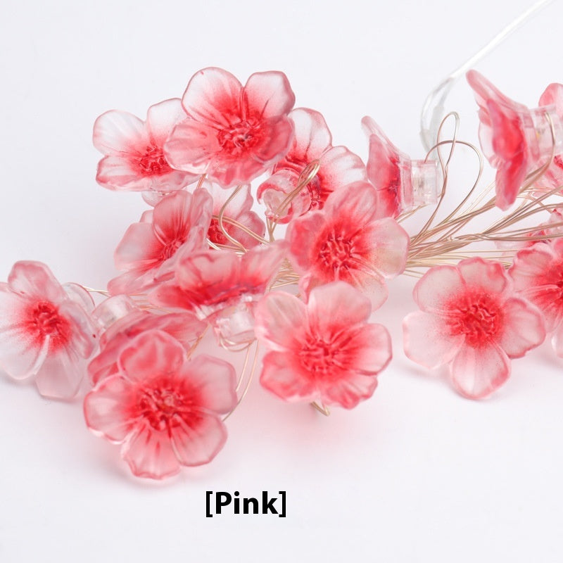 Led Copper Wire Light Flowers