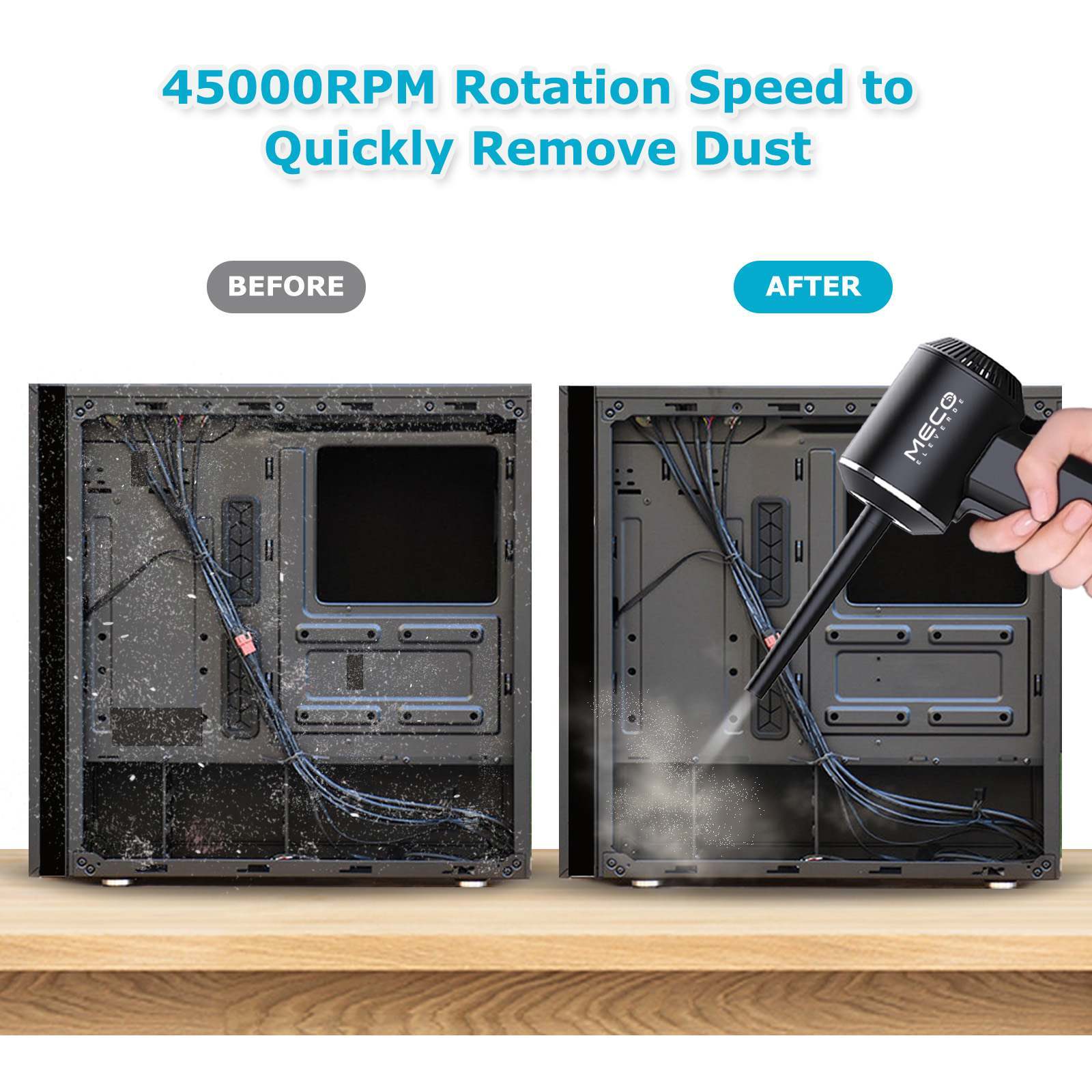 Home Dust Collector Wireless Blower Compression